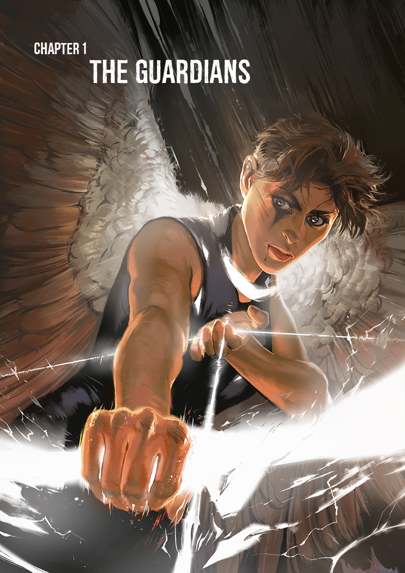 Angels Power - Web Comic/ Graphic Novel written and illustrated by Amélie  Hutt